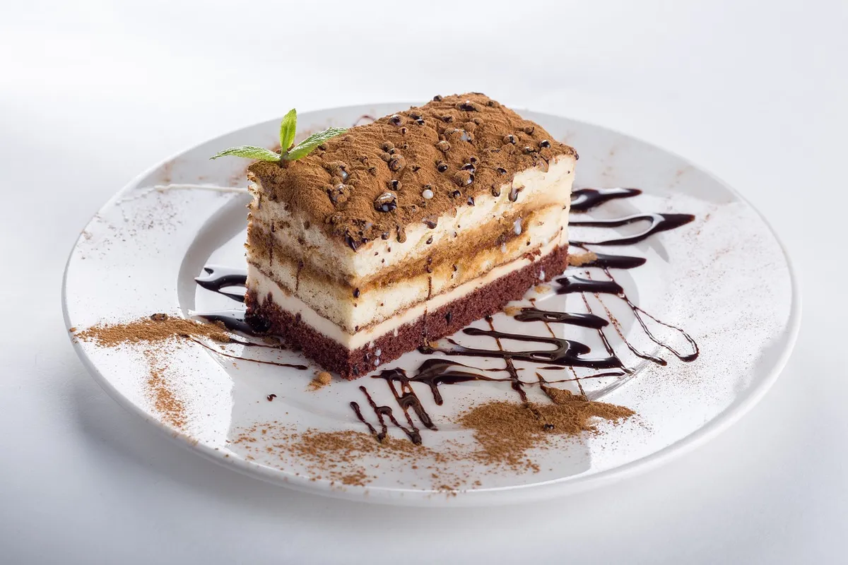 Brown Layered Cake