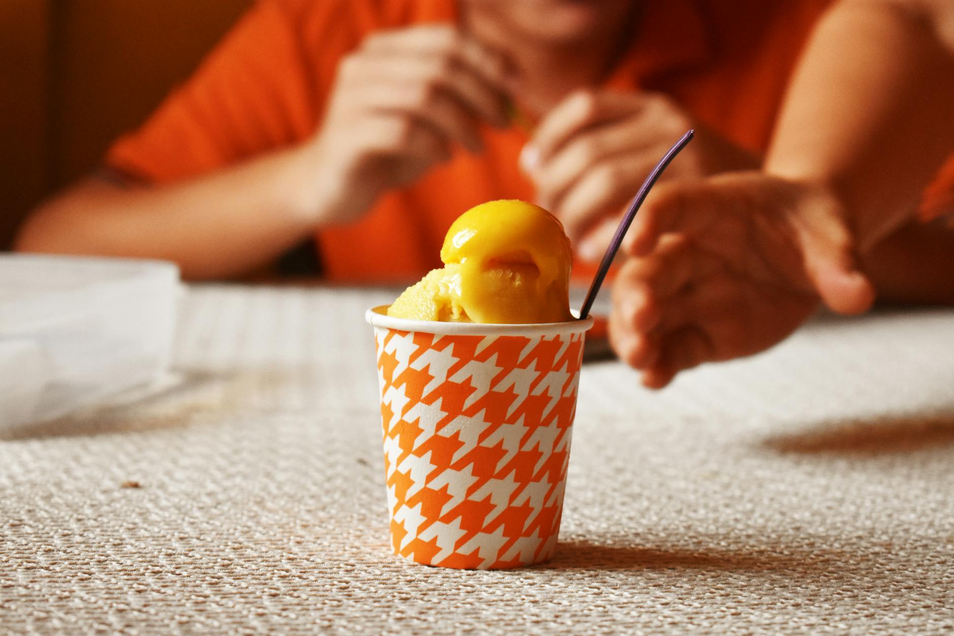 Sherry Nectarine Sorbet