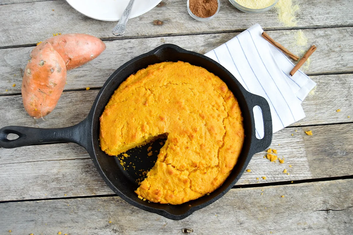Cornbread with Sweet Potato