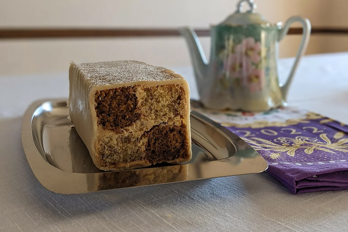English Battenberg Cake