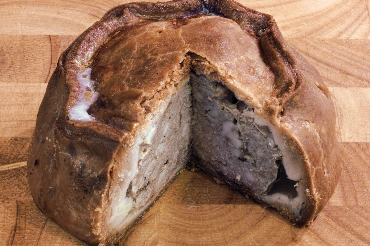 Hot water crust pastry