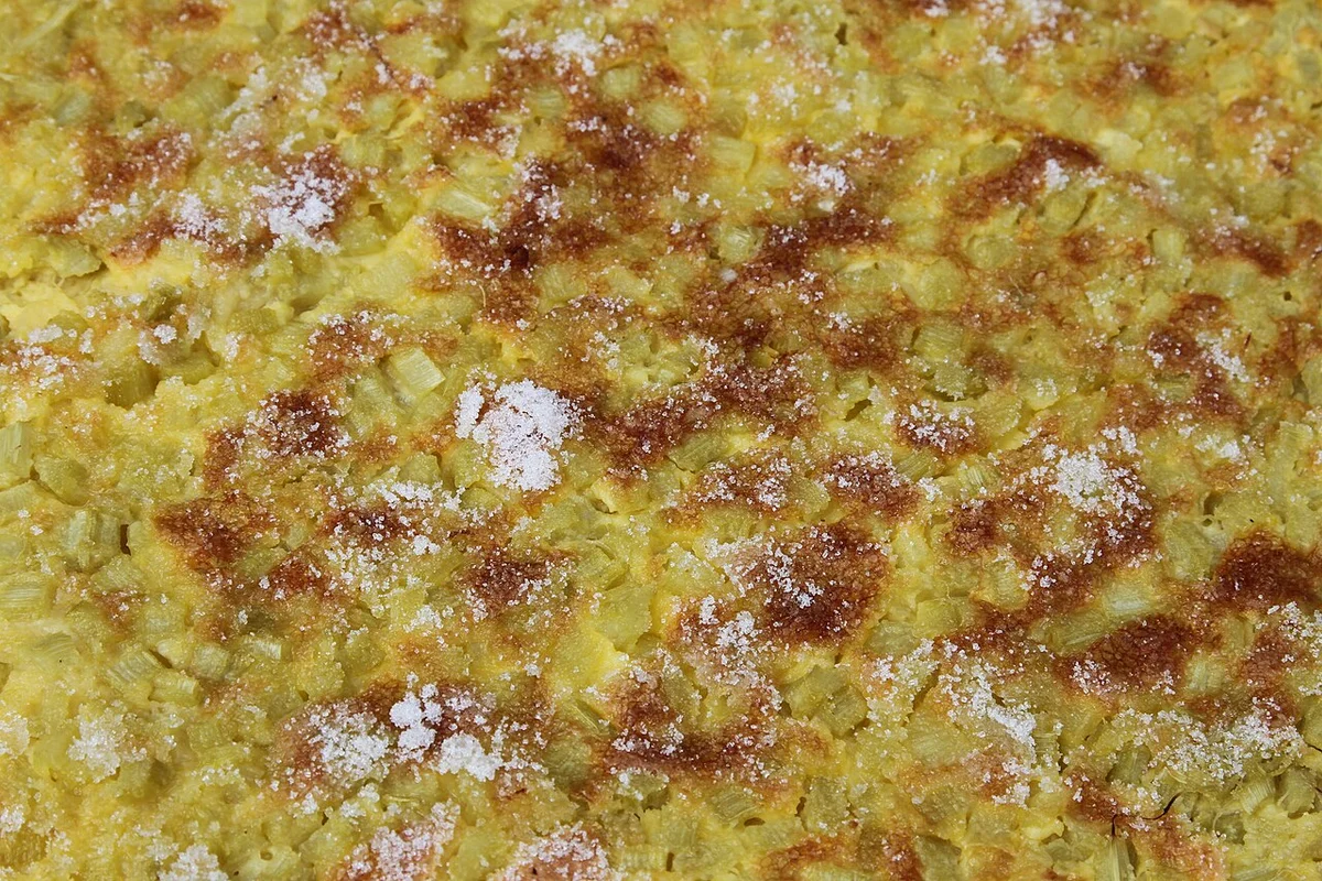 Rhubarb Cake — 45min | Recidemia