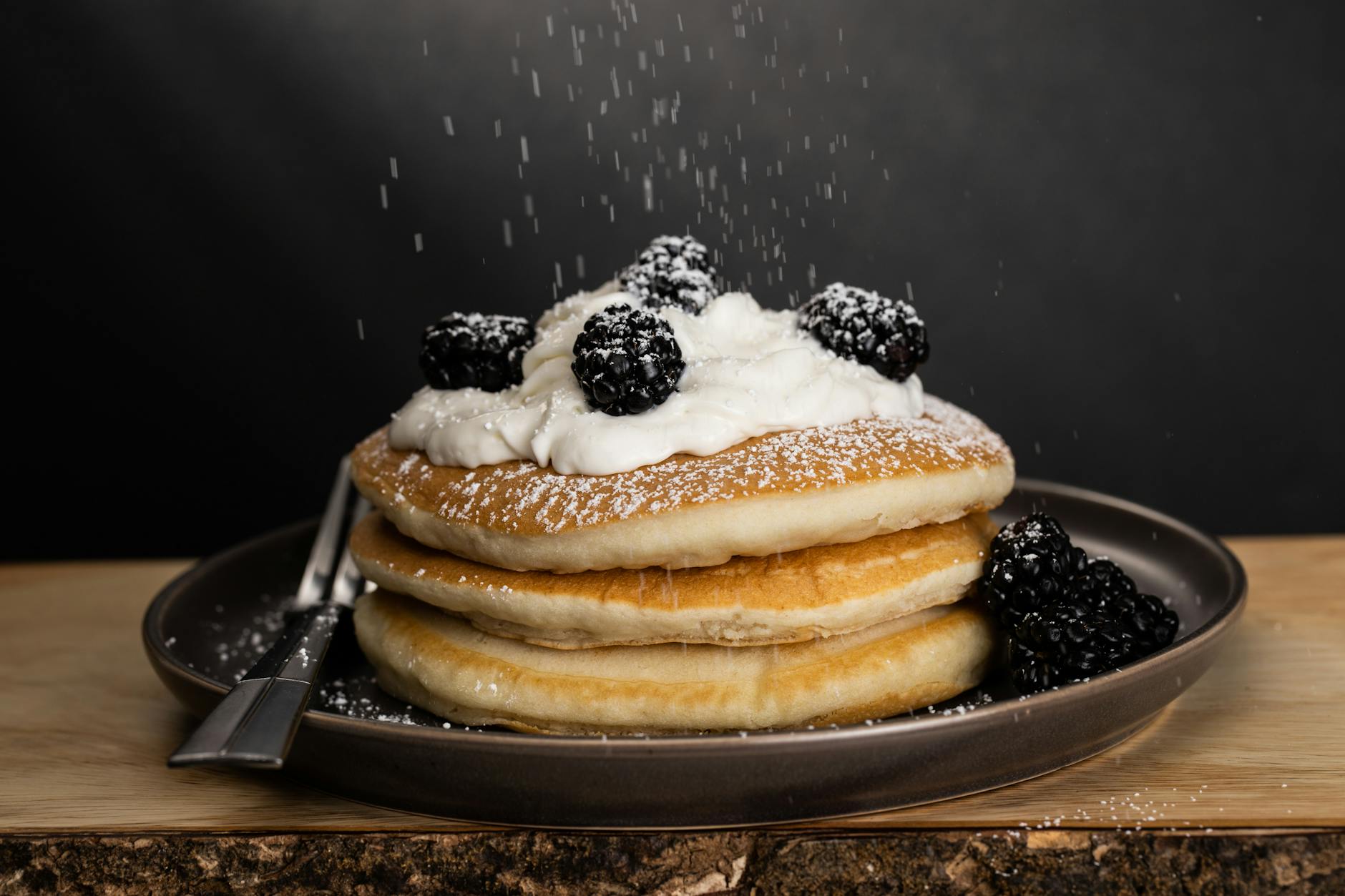 Rice Bran Buttermilk Pancakes