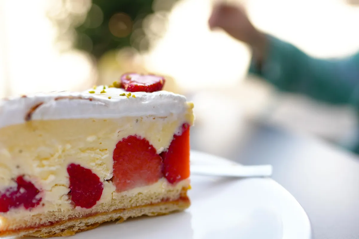 Strawberry Shortcake Sabayon