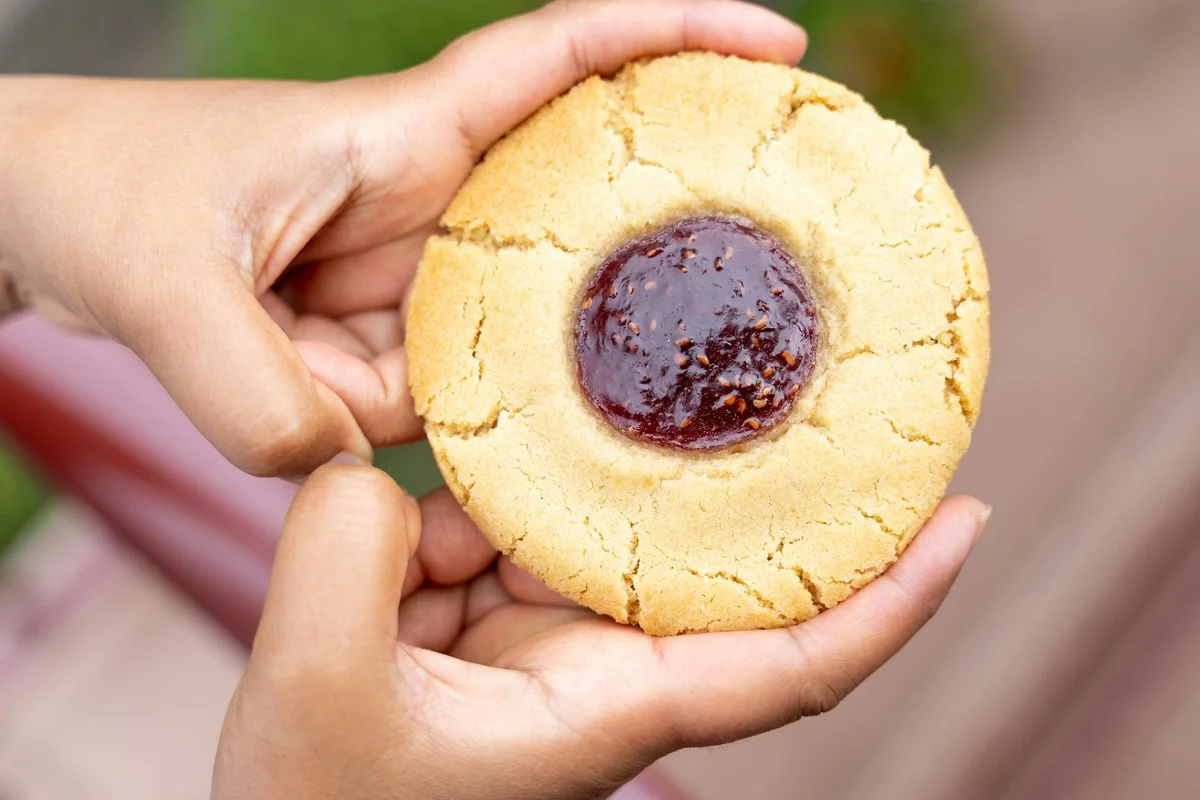 Thumbprint Jam Cookies